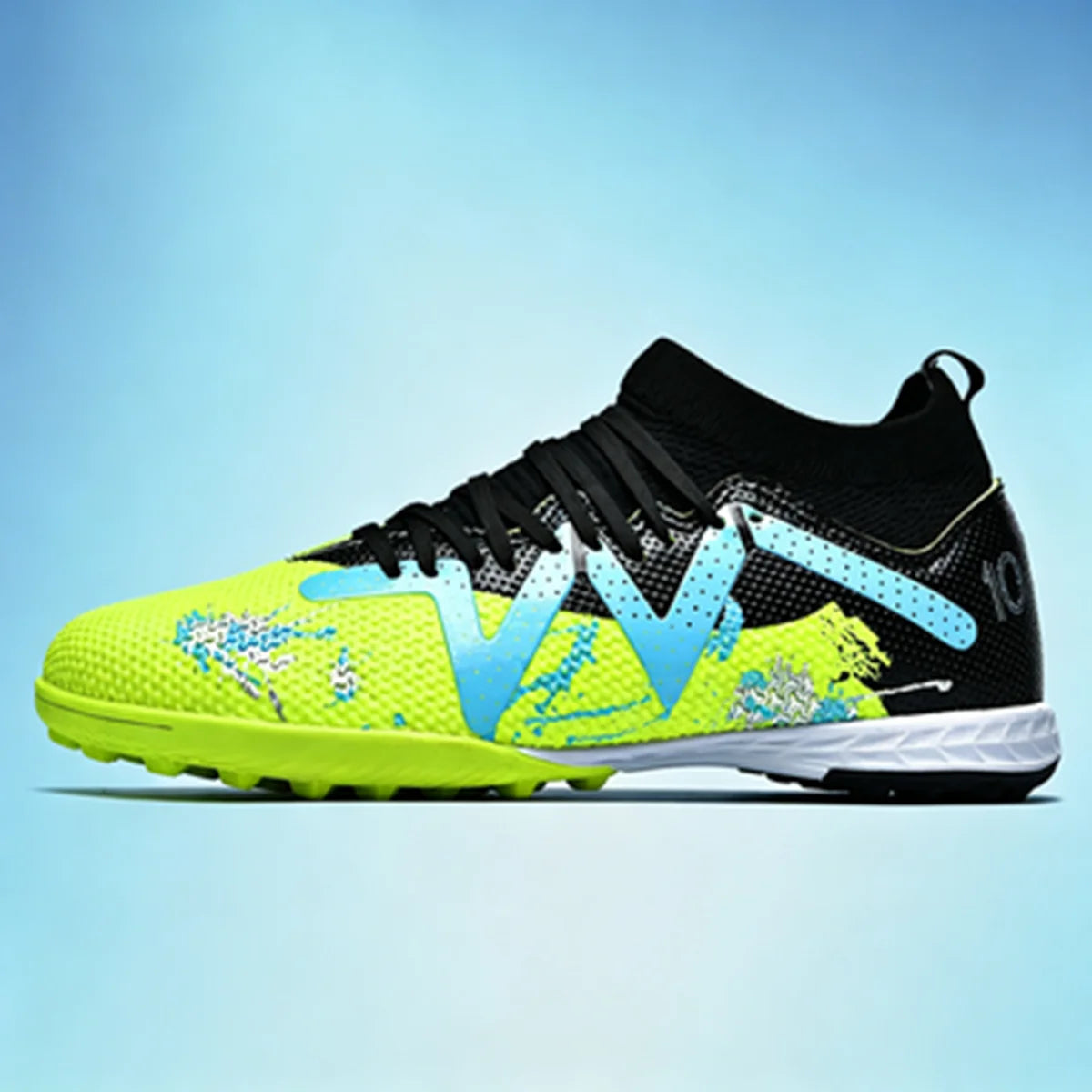 Soft Surface Adult TF football shoes Integrated PU Fabric Non-slip Rubber Outsole Wearproof Indoor And Outdoor Turf Sneakers