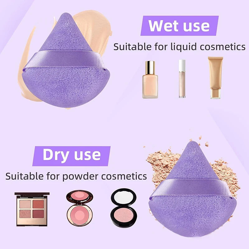 12-Piece All-Purpose Makeup Sponge Set, Made of 3 Loose Powder Puffs, 3 Mini Air Cushion Puffs, 3 Beauty Eggs and 3 Mini Beauty