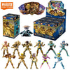 Original Blokees Gold Saint Action Figure Champion Saori Kido Seiya Mu Aiolia Assembly Figure Children Toys Birthday Gift
