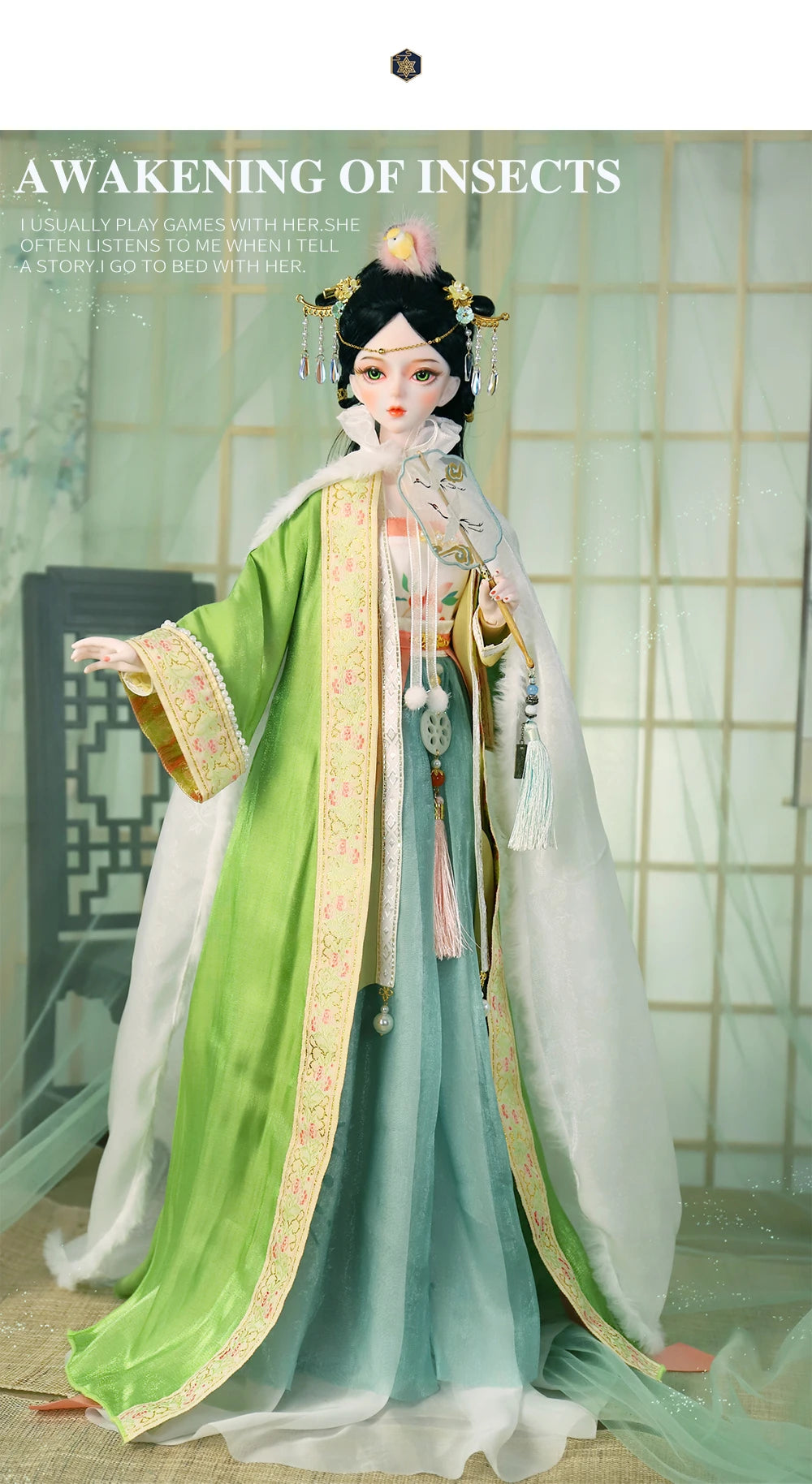 DBS 1/3 BJD toy Dream Fairy Season Series mechanical joint Body hand-painted makeup high quality 60cm collection doll sd