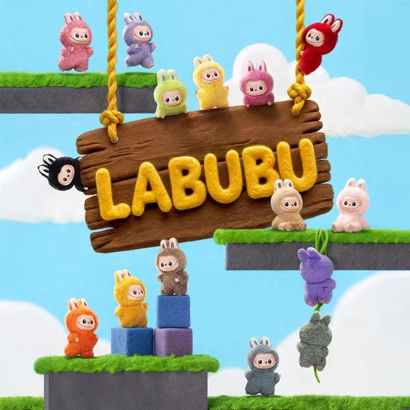 POP MART LABUBU THE MONSTERS PIN FOR LOVE Series Vinyl Plush Pendant Blind Box Guess Bag Mystery Box Toys Doll Cute Anime Figure