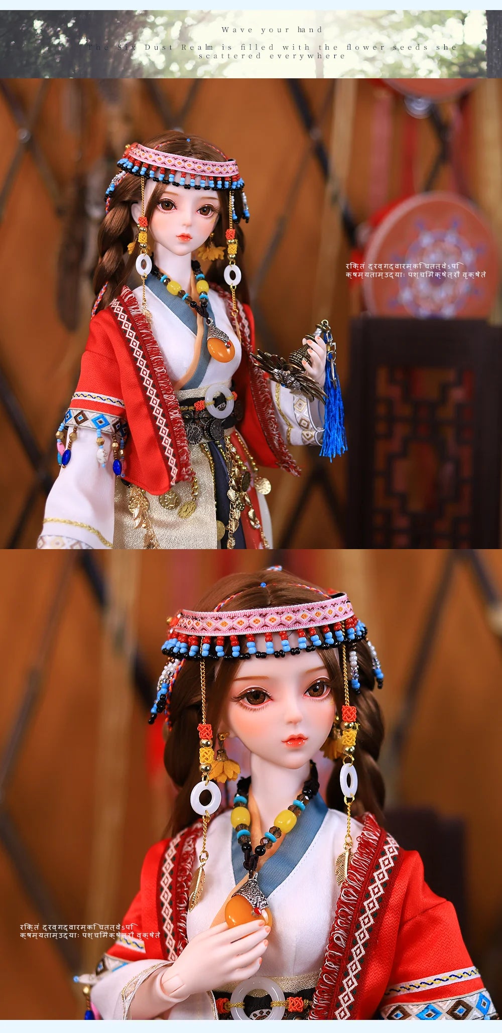 DBS 1/3 BJD toy Dream Fairy Season Series mechanical joint Body hand-painted makeup high quality 60cm collection doll sd