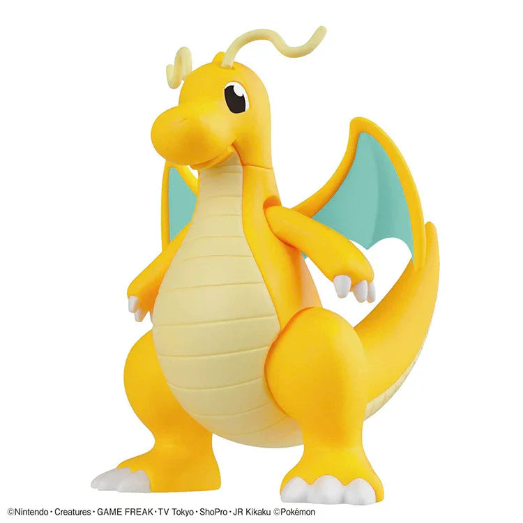 Bandai Original In Stock POKEMON Miraidon Mega Rayquaza Dragonite Charizard Anime Action Figures Assembly Model Ornaments
