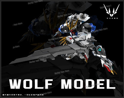 In Stock WOLF Second Batch of Repaired Version Model 1/100 MG Barbatos Wolf King GK Assembled Model Kit Movable Doll Robot