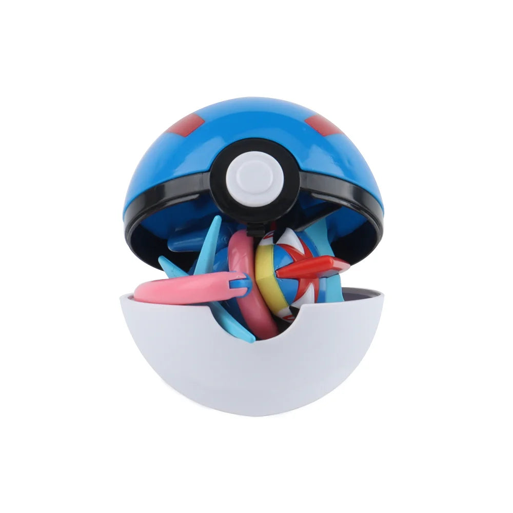 Pokemon Figures Toys Pocket Monsters Ball Model Pikachu Gengar Pokeball Dragonite Snorlax Pokeball Action Figures Toy
