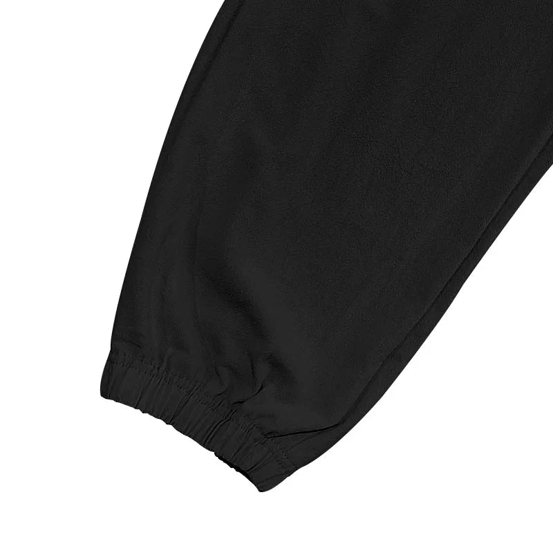 Amazon Cross-Border Cotton and Linen Tied Feet Multi-Pocket Tether Solid Color Loose Drawstring Trousers