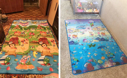 Baby Play Mat 180x120x0.3cm Children Crawling Carpet Toys for Kid Game Activity Gym Waterproof Rug Outdoor Indoor Soft Floor