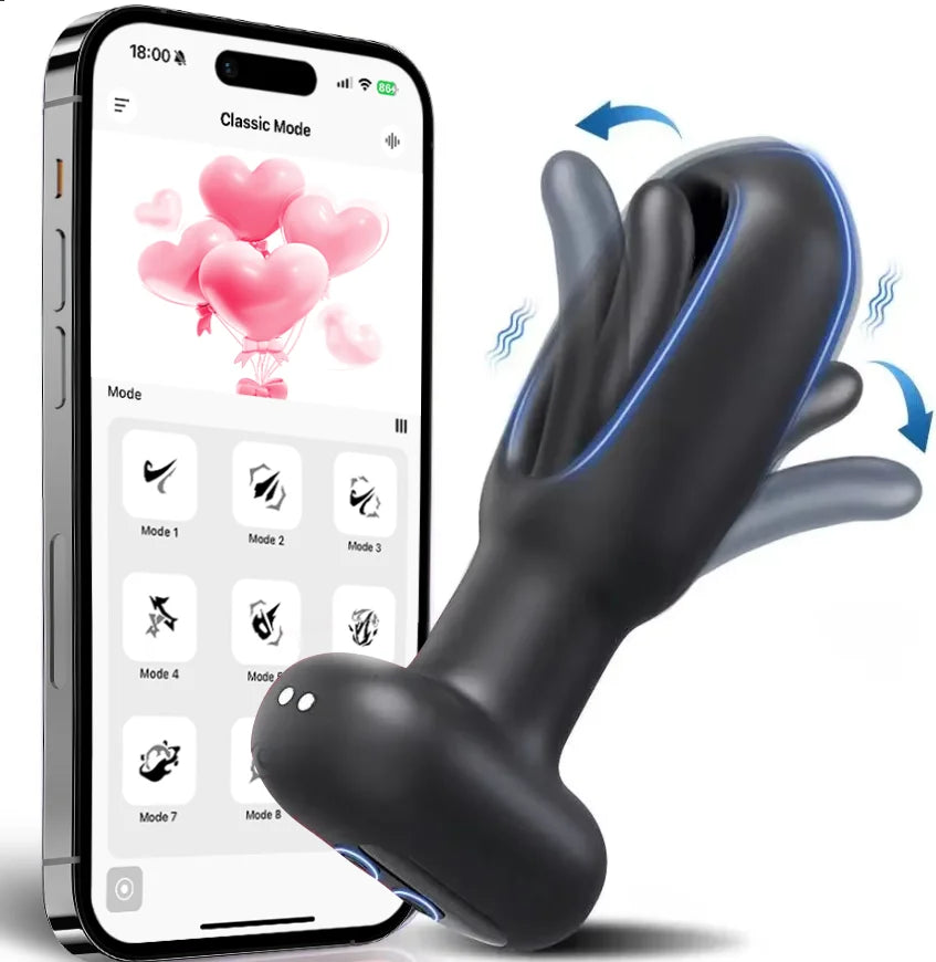 Patting Vibrator Anal Plugs Sex Toys for Men Women, G-spot Dildo Anal Toys Vibrating Butt Plug Prostate Massager Couples Sex Toy