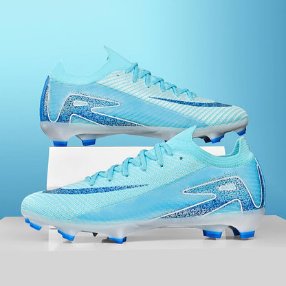 Adult AG/FG Multi‑Stud Soccer Boots Comfort Fit PU Upper Anti‑Slip Wear‑Resistant Cleats For Artificial Grass Outdoor Games