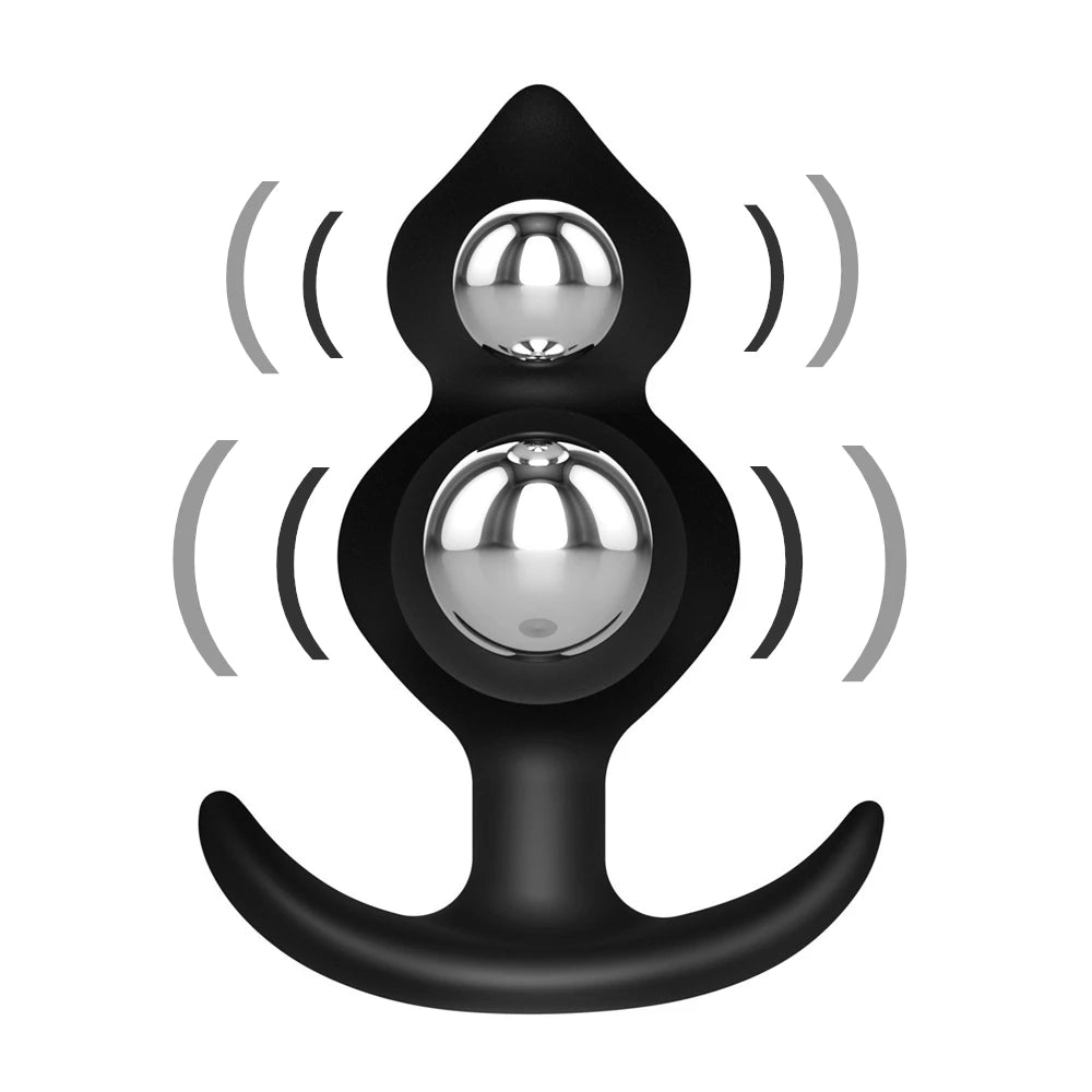 Wearable Anal Plugs With Steel Anal Beads Vaginal Balls Anal Stimulation Pull Bead Dildo Buttplug Adult Sex Toy 18+