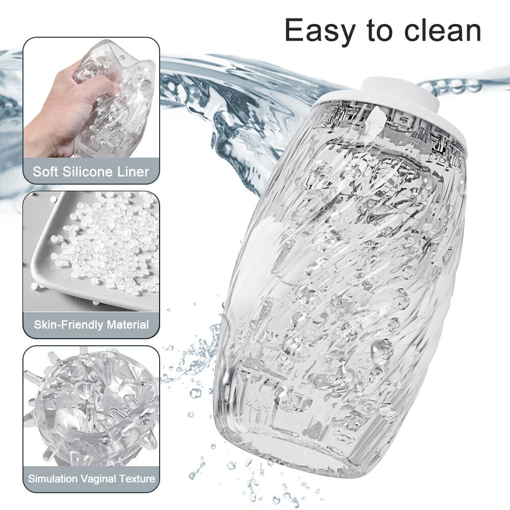 Typhoon- Automatic Male Masturbator Telescopic Rotation Vibrating Vagina Masturbation Cup Sex Toys for Men Goods for Adults
