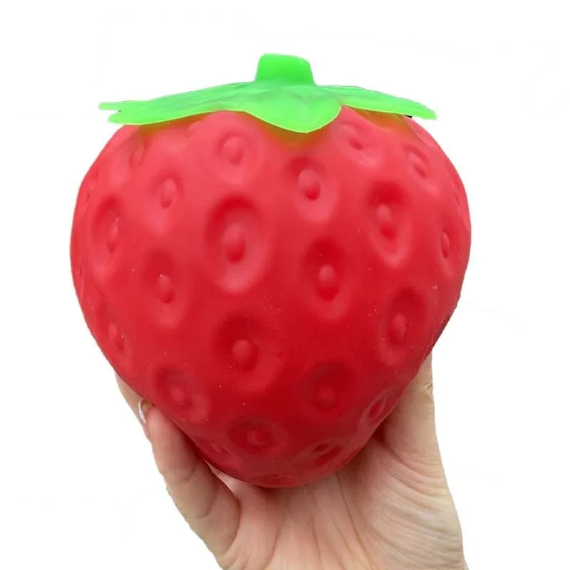 Super Jumbo Strawberry Squishy Toy Slow Rising Simulated Strawberry Antistress Anti-Anxiety Fidget Toy for Adults Friends Gifts