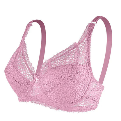 Women's Plus-Size Lace Support Bra