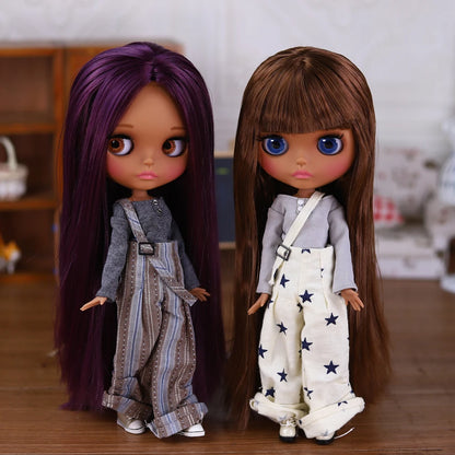 ICY DBS Blyth Doll BJD Joint Body dark Skin Set 1/6  30cm Girl  Gift Anime SD