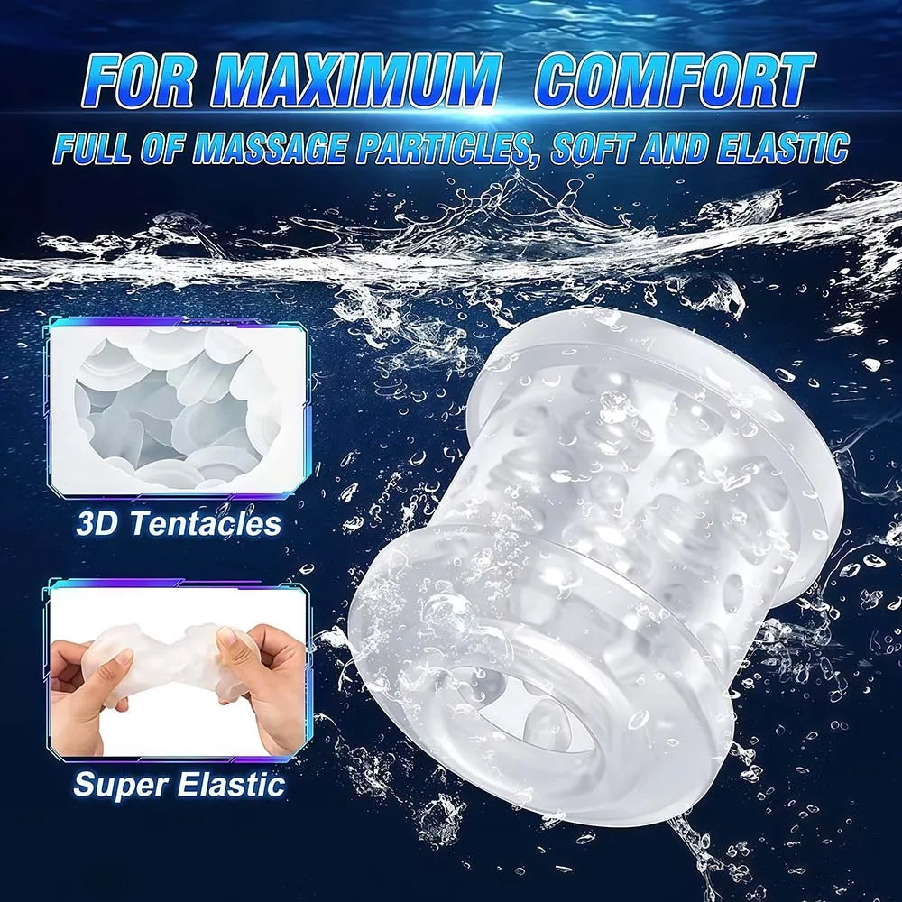 Automatic Telescopic Masturbator Male Vacuum Pocket Blowjob Cup Penis Massager Endurance Exercise Adult Machine Sex Toys for Men