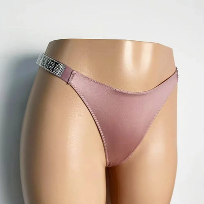Women's Seamless Lace Thong Panties