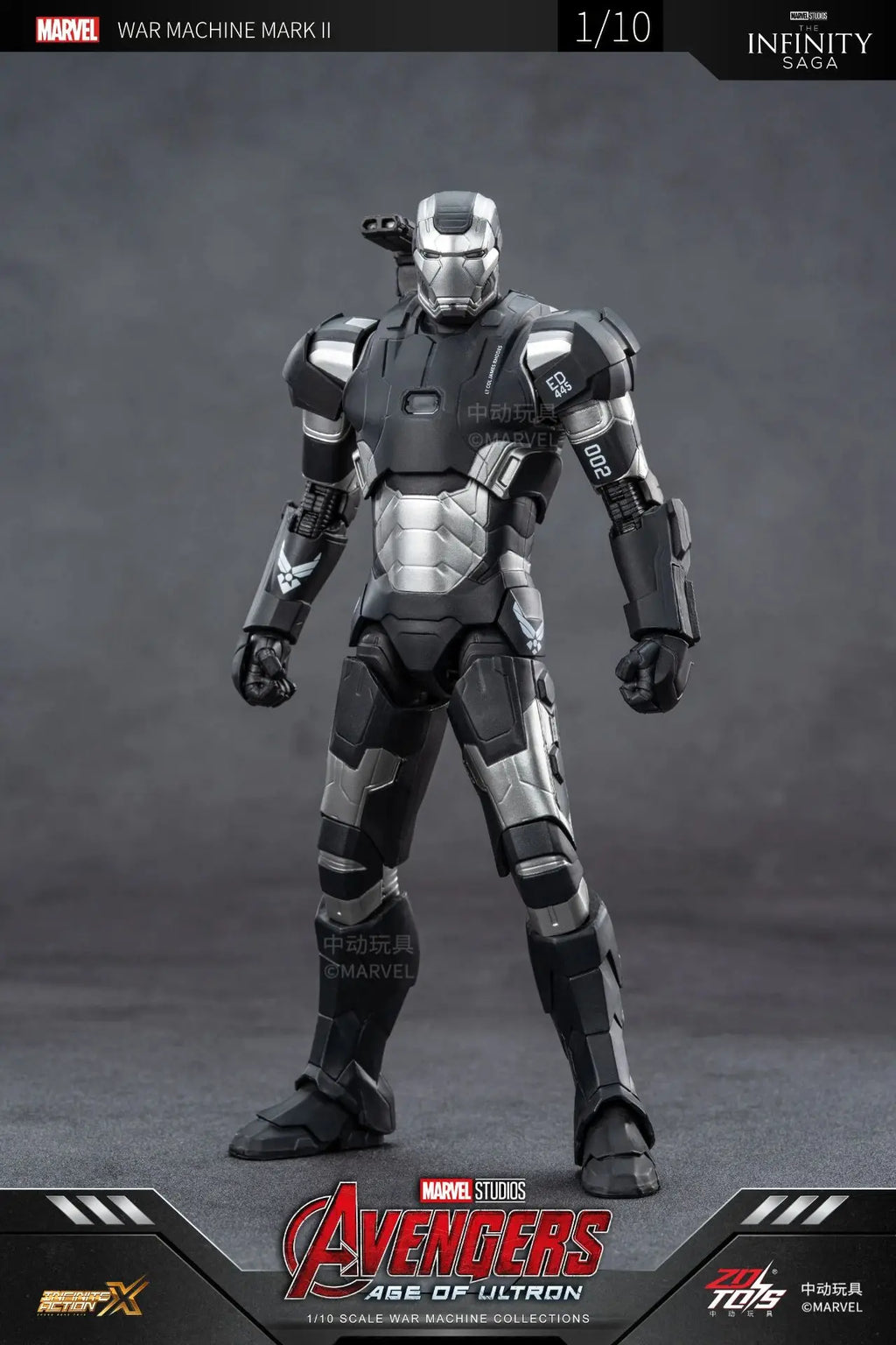 ZD Toys Iron Man MK15 MK16 War Machine MK2 Action Figure Iron Man Mk47 MK35 Red Snapper 1/10 Scale Iron Man Collections Gift