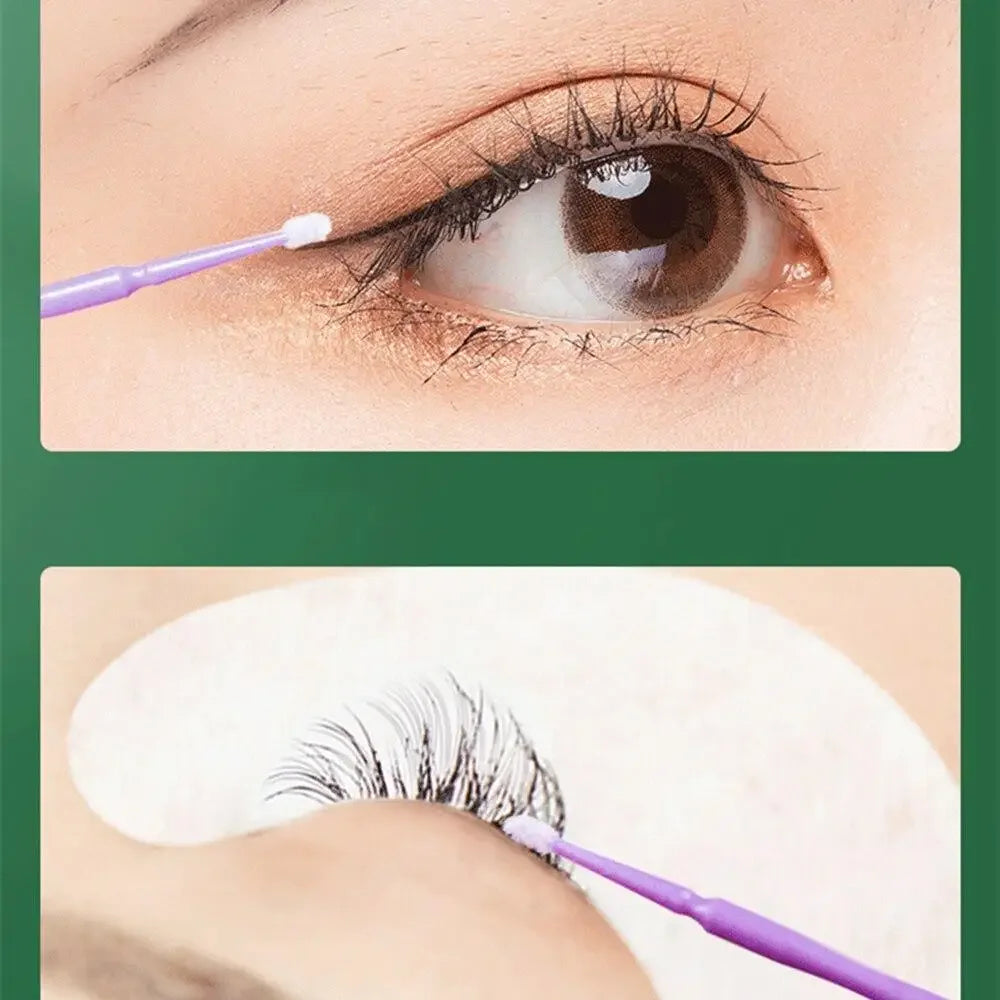 100pcs/lot Micro Brushes Make Up Eyelash Extension Disposable Eye Lash Glue Cleaning Brushes Free Applicator Sticks Makeup Tools