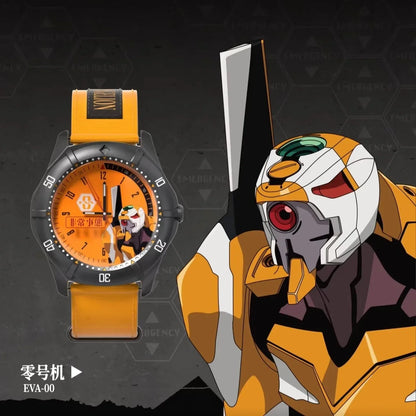 Original BANDAI NEON GENESIS EVANGELION Time Completion Plan Series Watch Blind Box Anime Character Model Toys Gifts