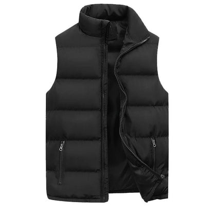 Men's Warm Zip-Up Padded Vest