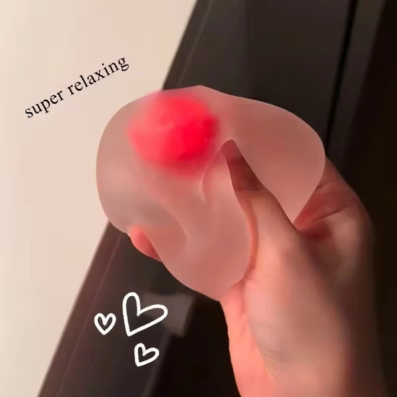 Strawberry Mochi Squeeze Toys Relieve Stress and Vent Anger Toys Slow Rebound Stress Relief Toy Relieve Stress for Friends