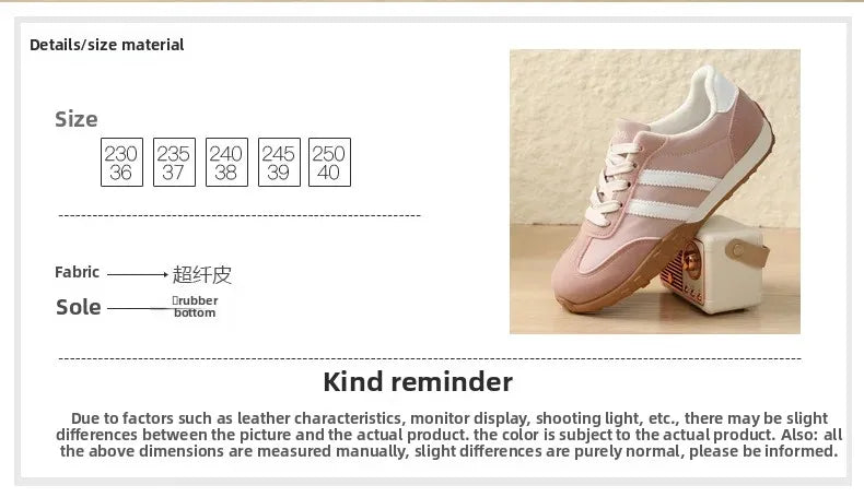 Adidas Women's Retro Sport Shoes Comfortable Flat Bottom Casual Shoes Soft Sole Unisex Spring Summer New Style Dequn Shoes