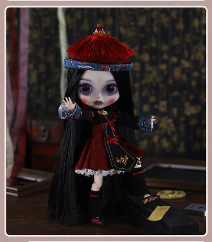 ICY DBS Blyth 1/6 Doll Hand drawn Set Zombie Set Long Eyelash Sleeping Eye Doll Set SD