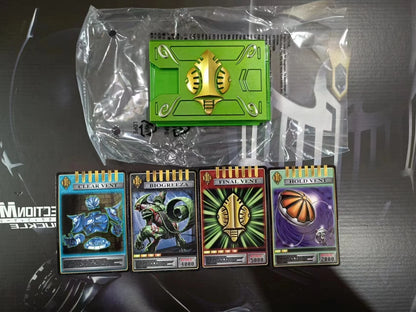 Original Bandai Kamen Rider Ryuki Csm Belt V Buckle Dragvisor Box Insert Card Ryuga Ouja Anime Collect ID Card Pack Boy'S Gift