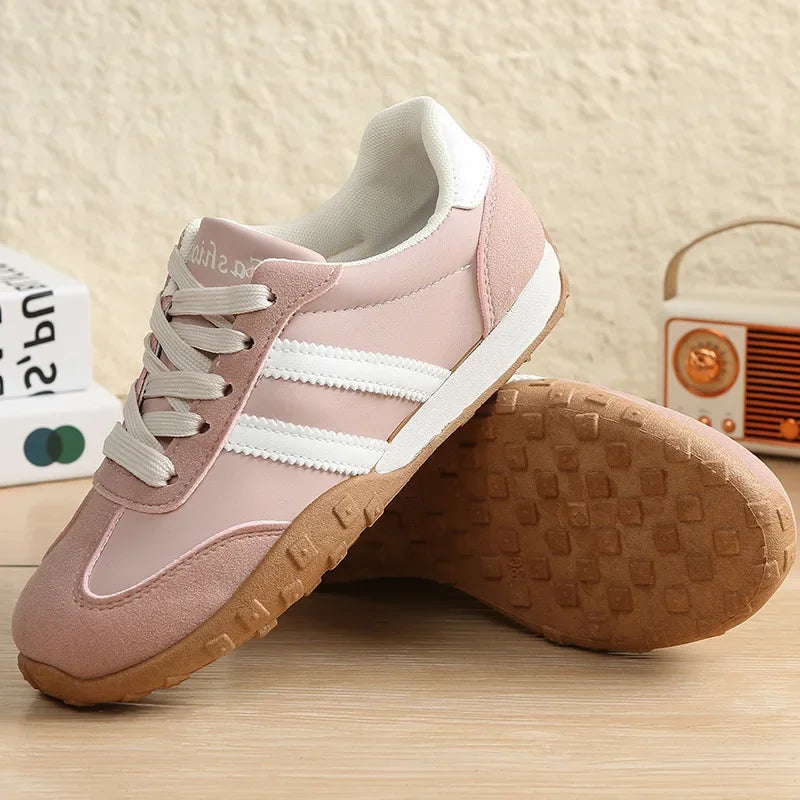 Adidas Women's Retro Sport Shoes Comfortable Flat Bottom Casual Shoes Soft Sole Unisex Spring Summer New Style Dequn Shoes