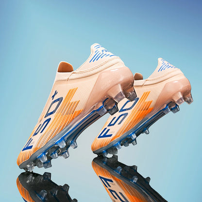 Ultra Light AG FG Football Shoes Sweat-proof PU Fabric Wear-resistant TPU Sole Snug Fit Unisex Natural Grass Practice Sneakers