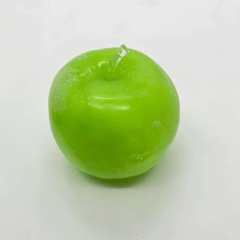 Green Apple Slushie Stress Ball Squishy Toy Crunchy Moldable Non-Bounce Sensory Fidget Toy Medium Grip Strength Training Gift
