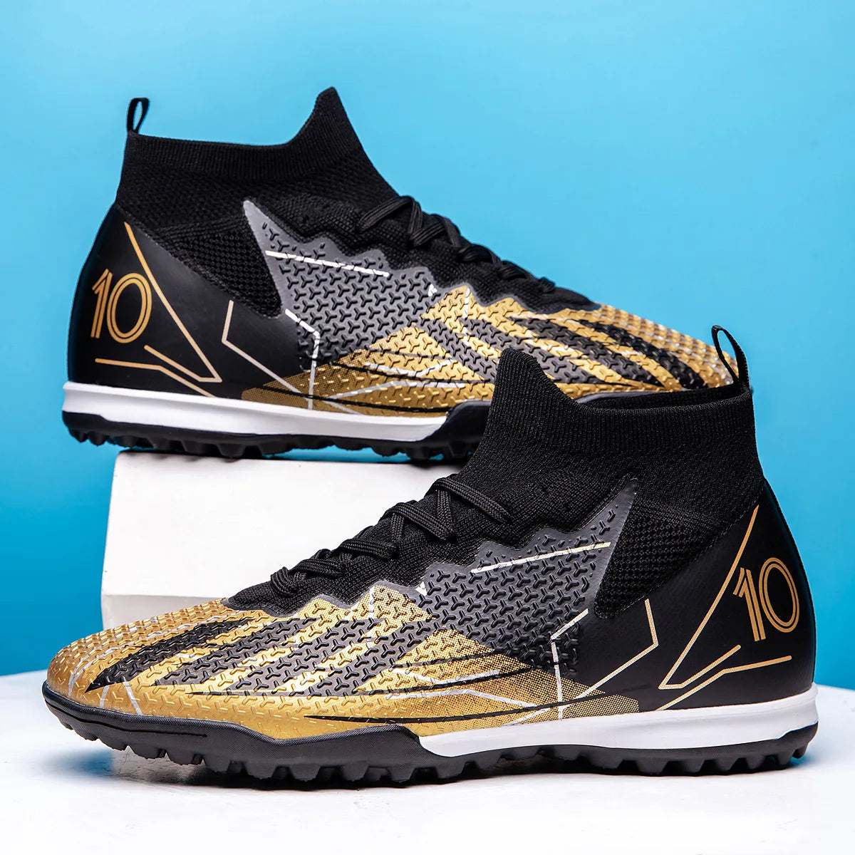 New competition-level football shoes, universal for men and women, professional game training sports shoes, short studs, crushed