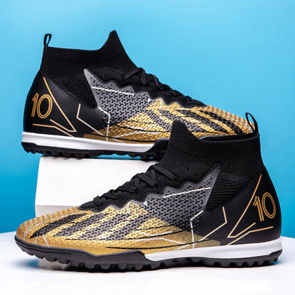New competition-level football shoes, universal for men and women, professional game training sports shoes, short studs, crushed