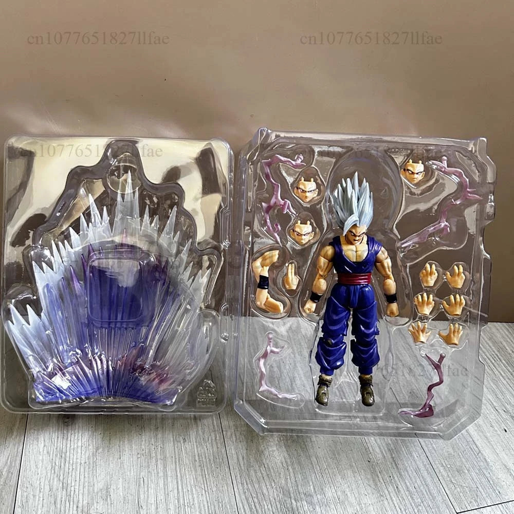 Dragon Ball Wild Beast Son Gohan Shf Exclusive CJ Edition Shf Son Gohan Beast Action Figure Model Toys Joint Movable Room Decor