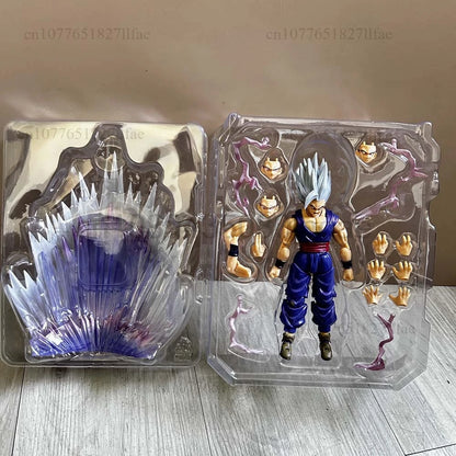 Dragon Ball Wild Beast Son Gohan Shf Exclusive CJ Edition Shf Son Gohan Beast Action Figure Model Toys Joint Movable Room Decor