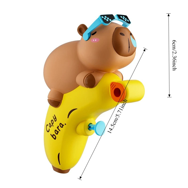 Funny Capybara Plastic Water Gun Gags Practical Jokes Water Toys Cute Capybara Outdoor Games Swimming Pool Squirt Water Toys