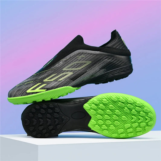 New Men's Football Boots Fg Grass Cleats Futsal Sport Comfortable Soccer Shoes Indoor Adult Non Slip Turf Ultralight Non-Slip