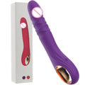 Dildo Retractable Vibrator For Women 10 Modes Soft Silicone G Spot Clitoral Anal Stimulation Massager Masturbation Sex Toys