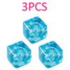 Squishy Snowflake Ice Cubes Slow Rising Sensory Fidget Toy Soft Ice Cubes Stress Relief Squeeze Toy Hand Exercise Calming Tool