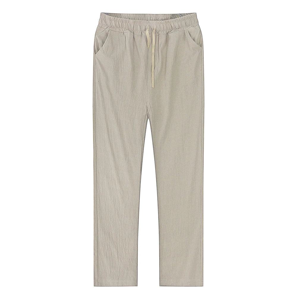 Men's Cotton-Linen Casual Pants