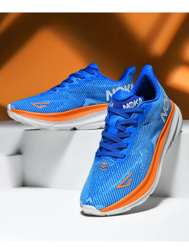 Men's Running Shoes Luxury Shoes Trainer Race Jogging Cushioning Outdoor Breathable Couple Non-Slip Sneakers Mesh Off-road Shoes