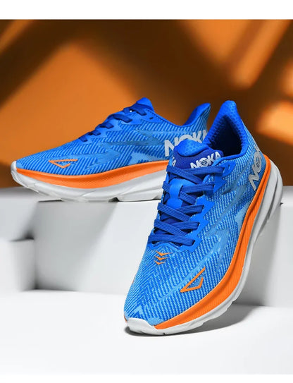 Men's Running Shoes Luxury Shoes Trainer Race Jogging Cushioning Outdoor Breathable Couple Non-Slip Sneakers Mesh Off-road Shoes