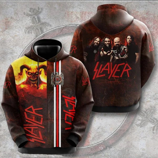 3D Rock Graphic Streetwear Hoodie