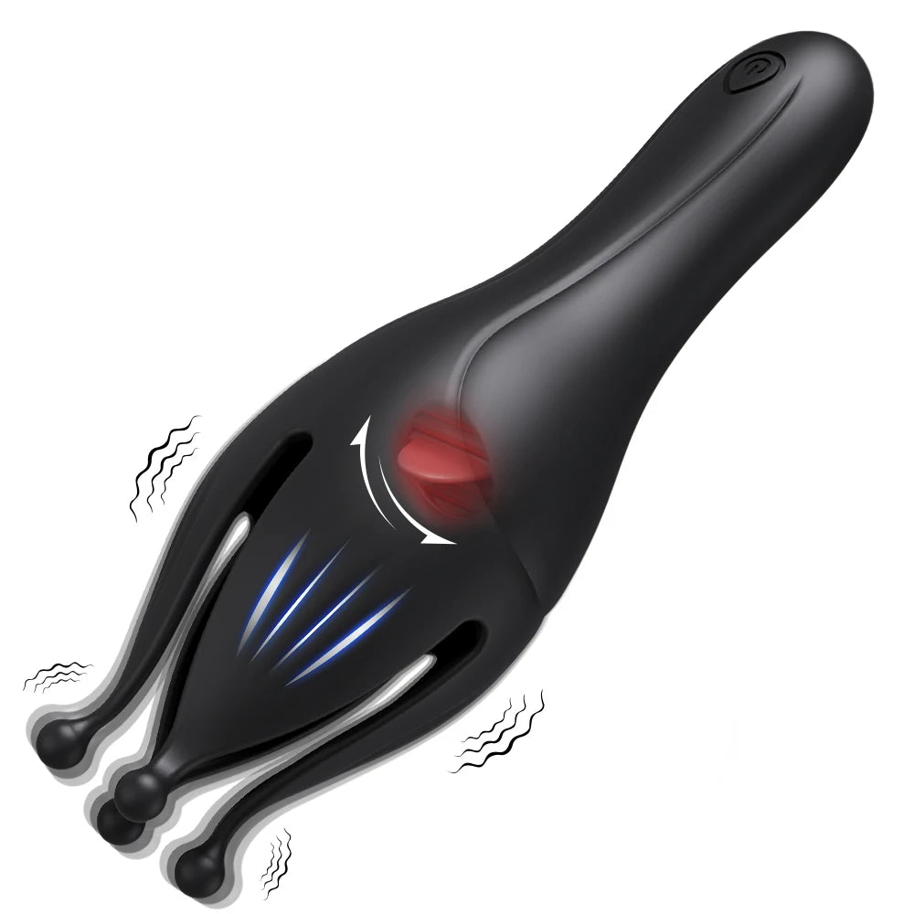 Exerciser Glans Stimulater Massager Penis Delay Trainer Mens Vibrator Male Masturbator Equipment Sex Toys For Men Adult Male