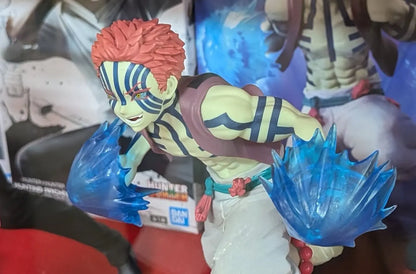 In Stock Bandai Original Genuine Banpresto Anime Yaiba Akaza Vibration Stars Plus 14cm Model Toy Figur