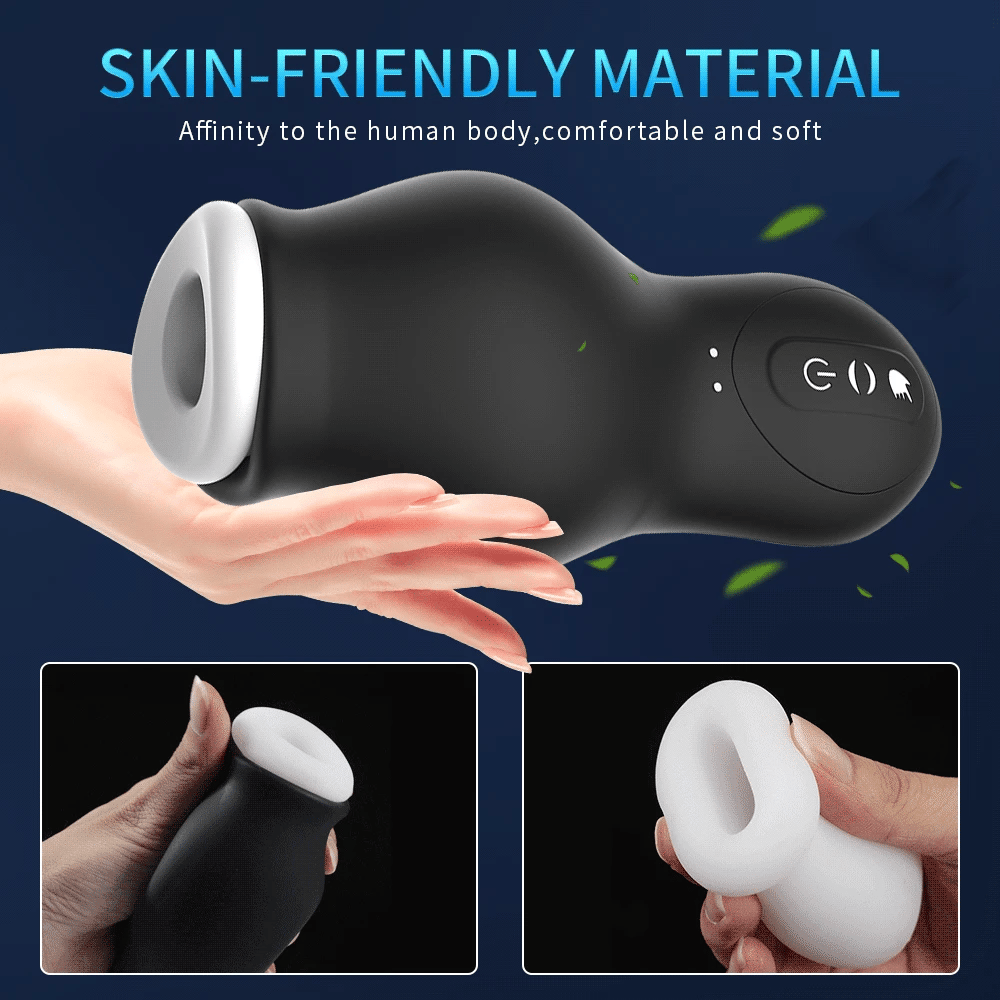 Automatic Masturbator Cup Sucking Male Penis Pumps Blowjob Machine Pussy Glans Stimulator Vibration Waterproof Adult Sex Toy