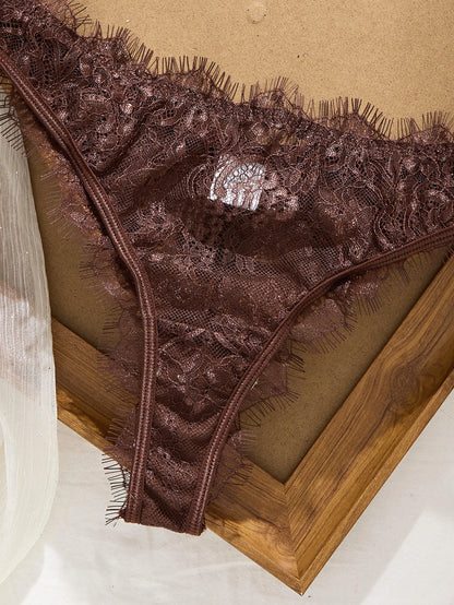 Women's Lightweight Lace Bra & Panty Set