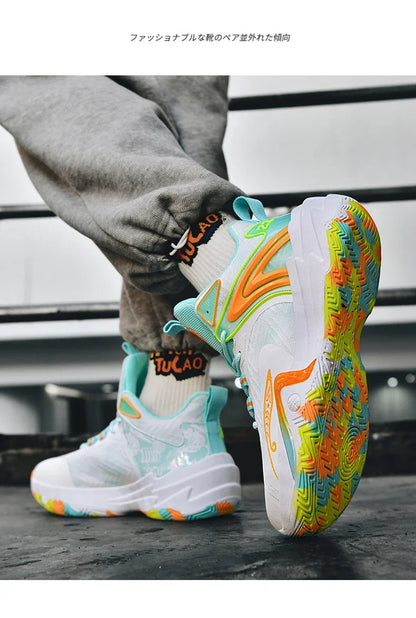 Men Basketball Shoes Women Unisex Unisex Outdoor Non-slip Trainer Light High Quality Athletic Sneakers Breathable Sports Shoes