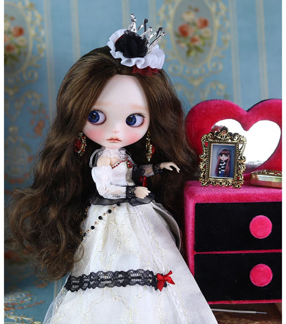ICY DBS Blyth 1/6 Doll Hand Painted Set Morning Dew Tears Frosted Face Doll Set SD