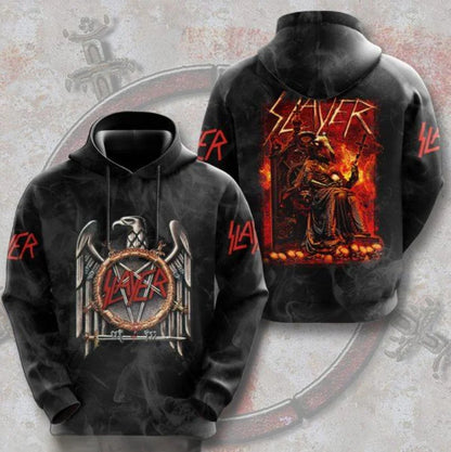 3D Rock Graphic Streetwear Hoodie